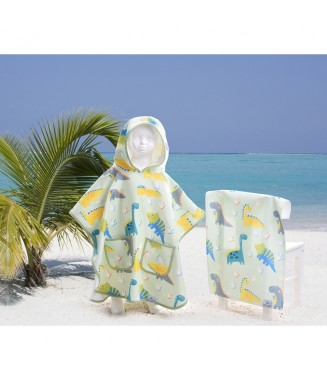 Çocuk Panço Havlu Dino 