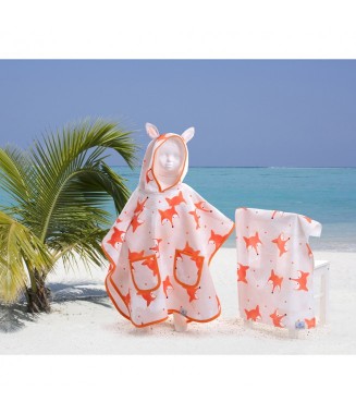 Çocuk Panço Havlu Tilki 