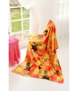 Dijital Baskılı Polar Tv Battaniyesi Sonbahar