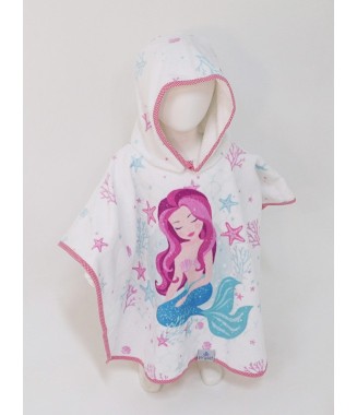 Çocuk Panço Havlu Deniz Kızı